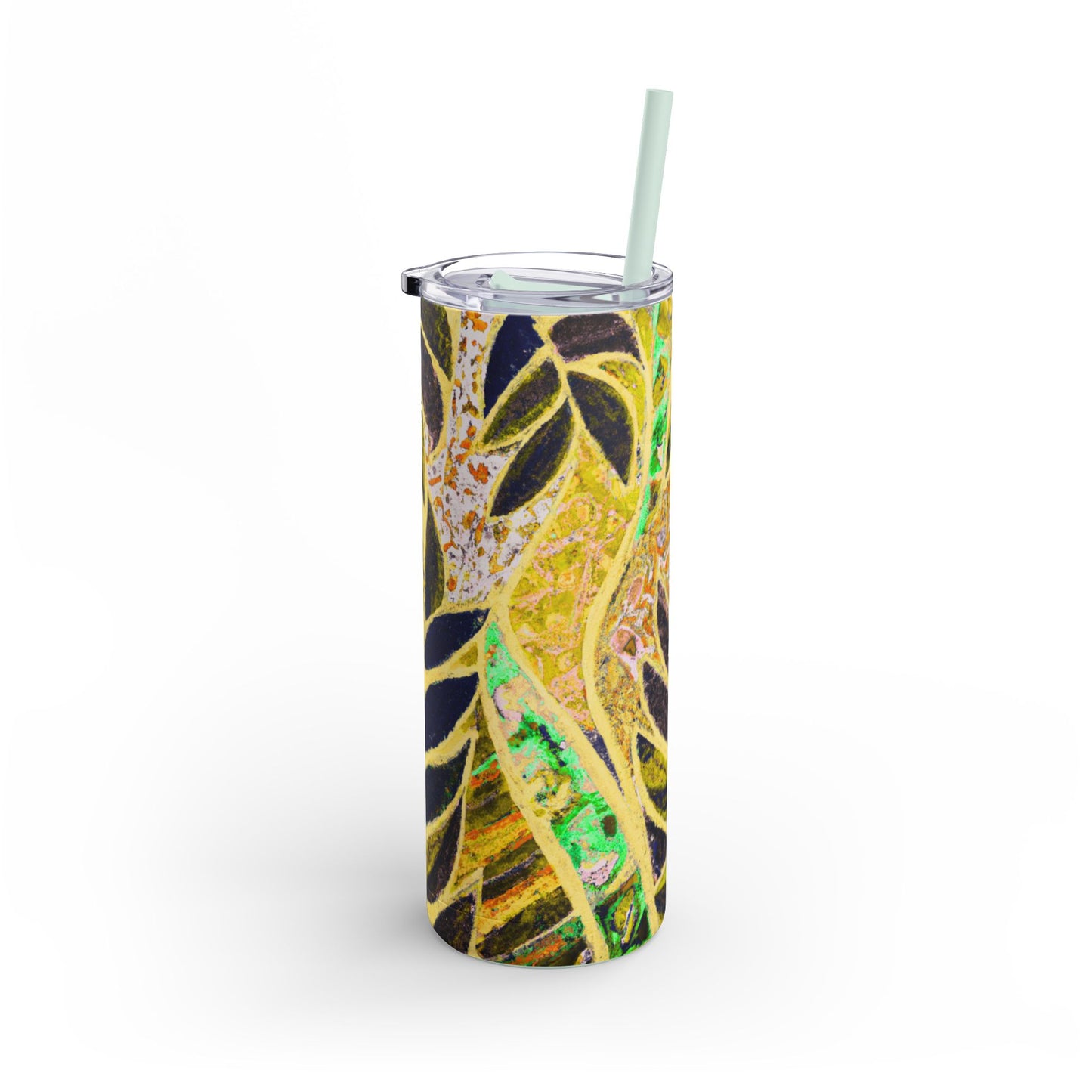 20oz Matte Tumbler, 7 Colors - Stylish Travel Cup - Amazon Whimsy, Yellow