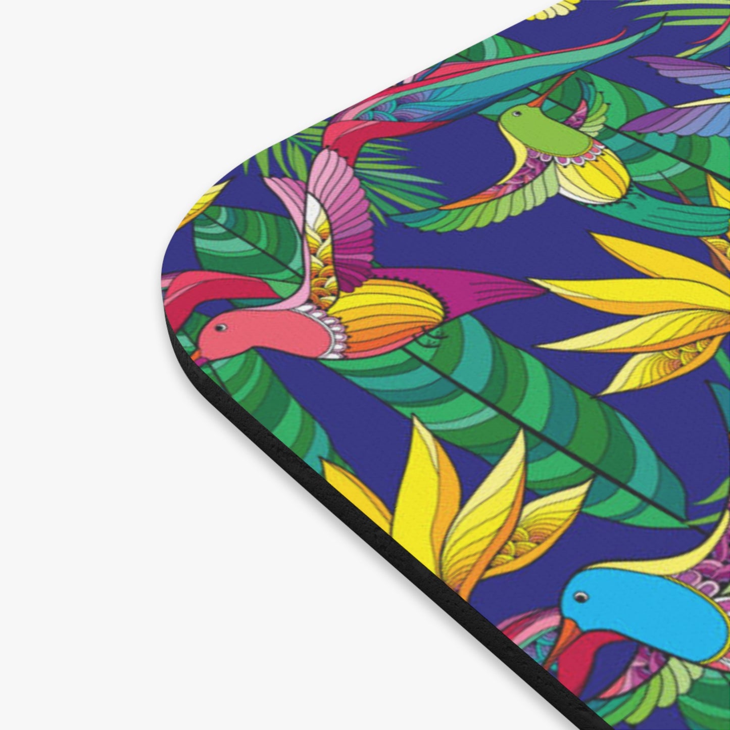 Mouse Pad (Rectangle) - Bird of Paradise Toile