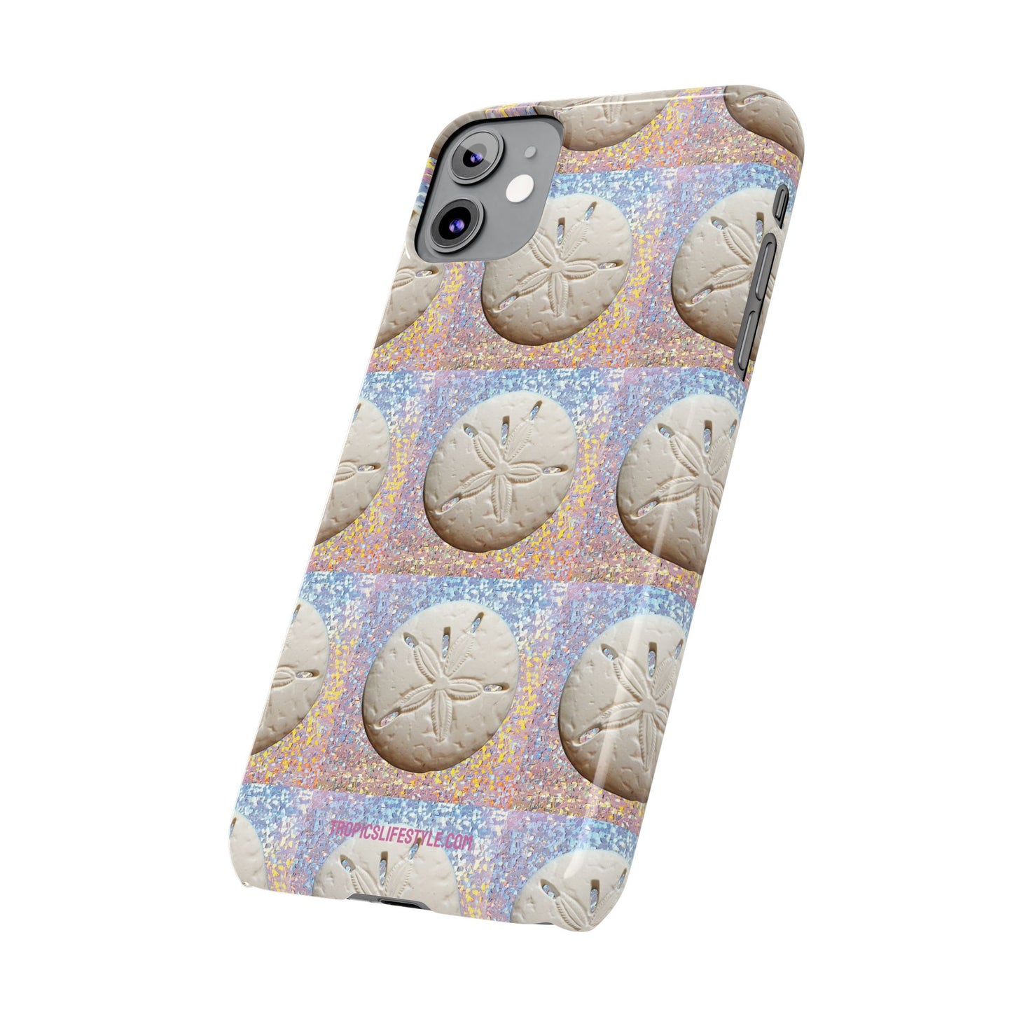 Slim Phone Cases - Disco Sand Dollar