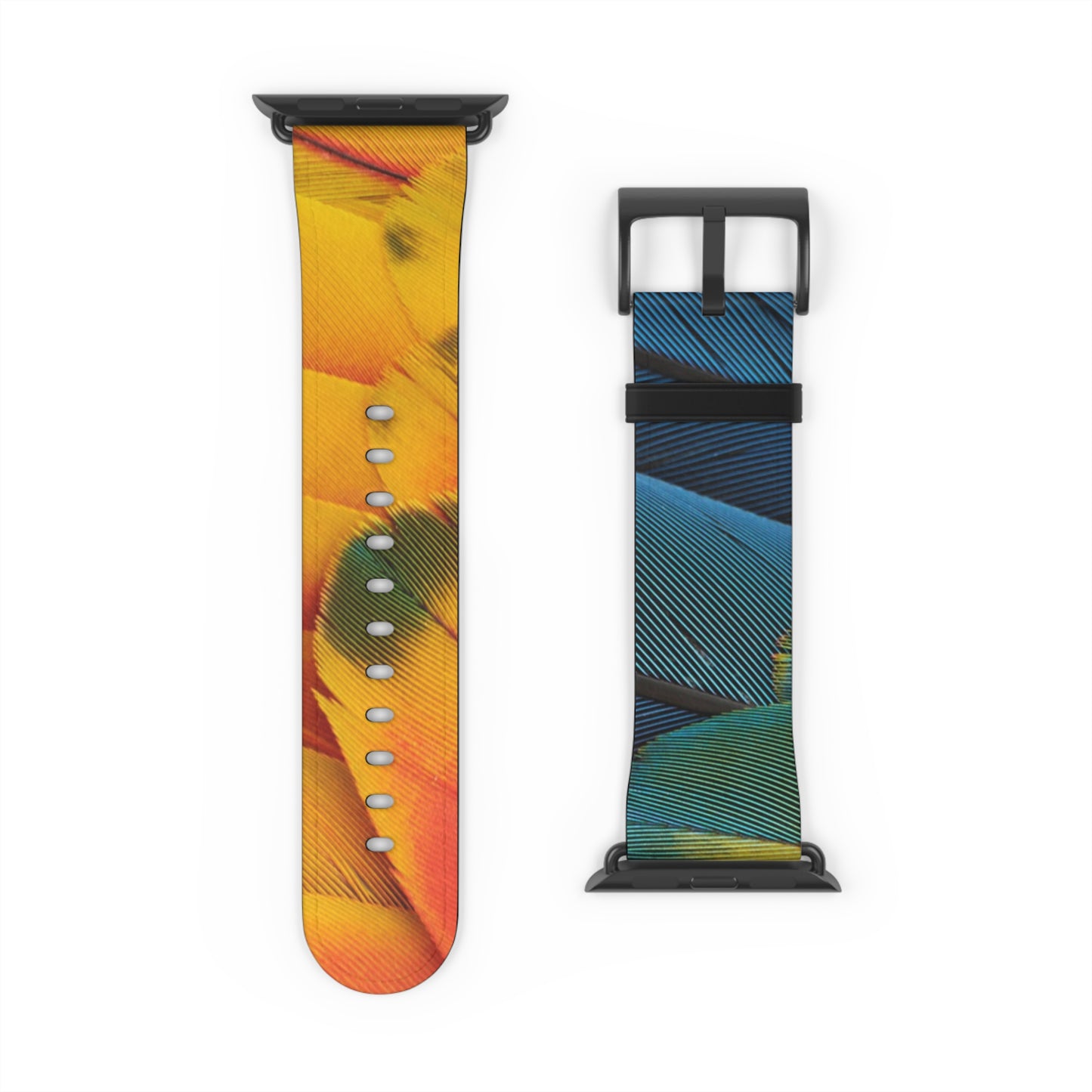 Apple Watch Band - Macaw Parrot Feathers