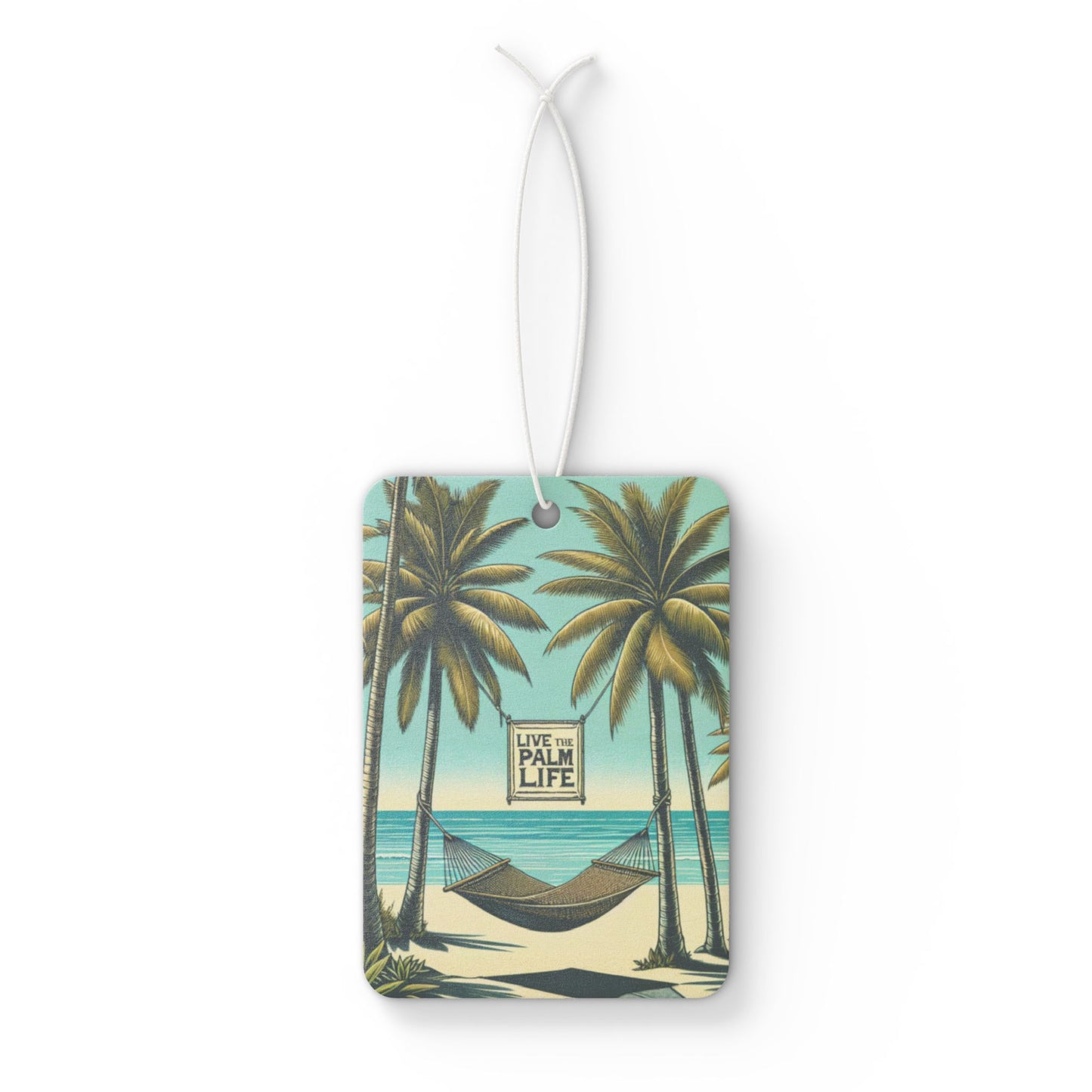 Car Air Freshener - Hammock on the Beach