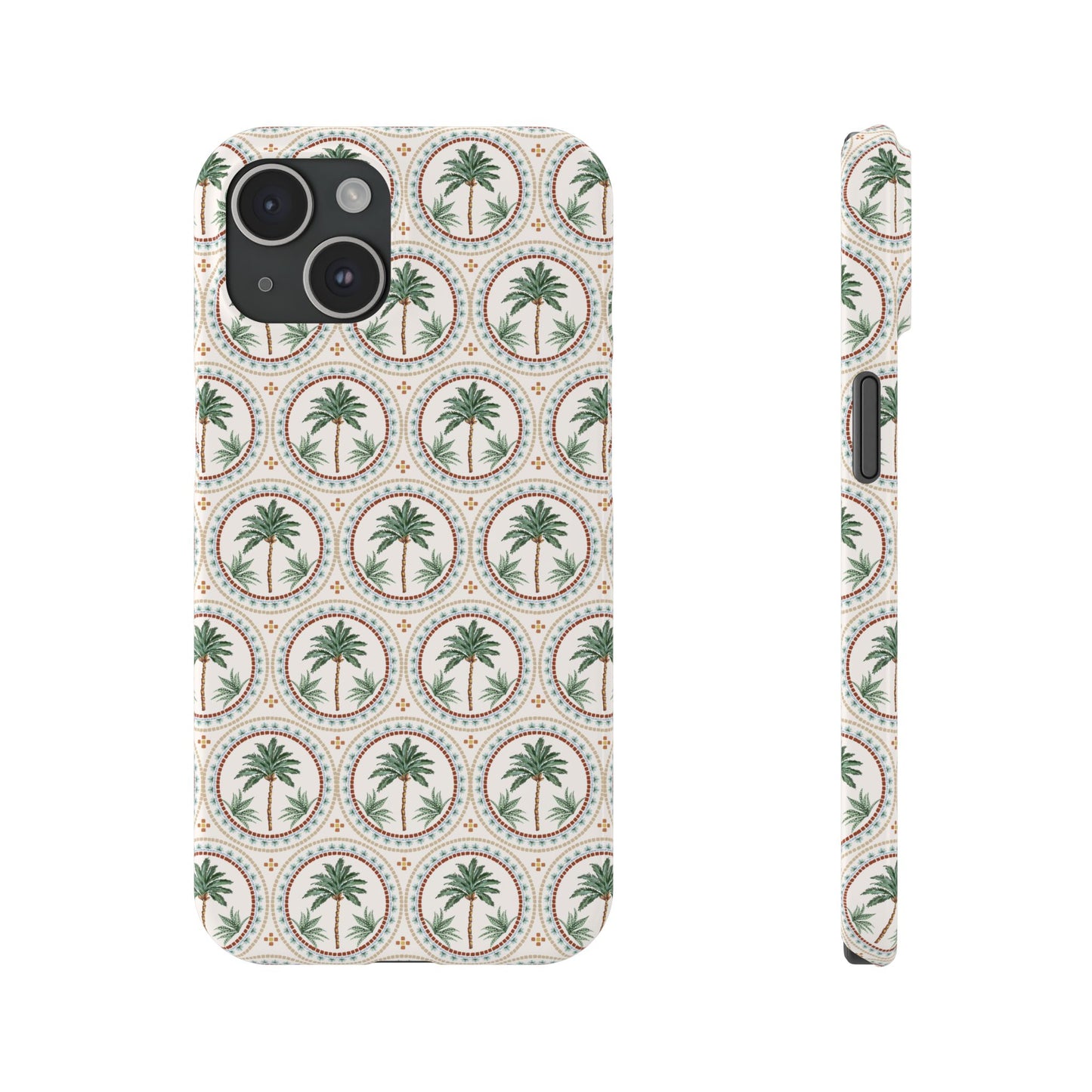 Slim Phone Cases - Mosaic Palm Tree