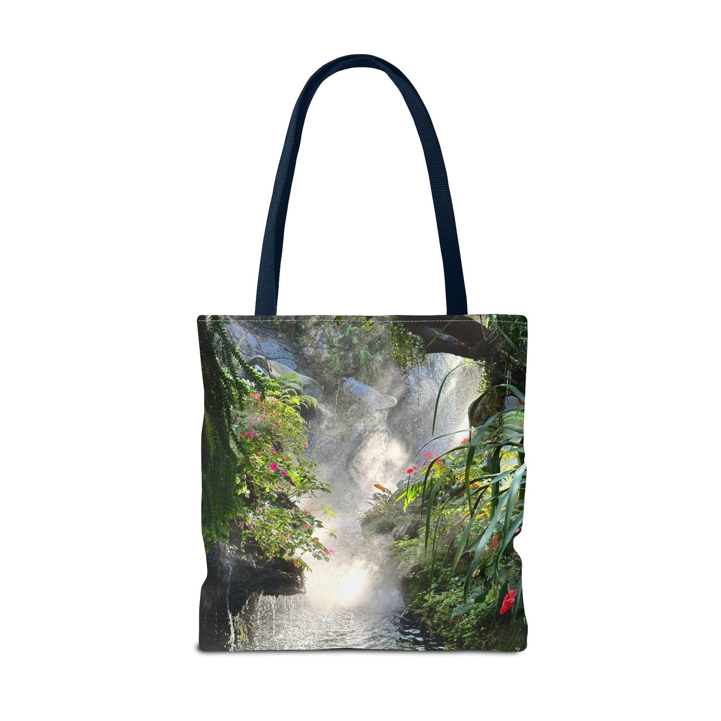 Tropical Misty Rainforest River Tote Bag - 3 Sizes