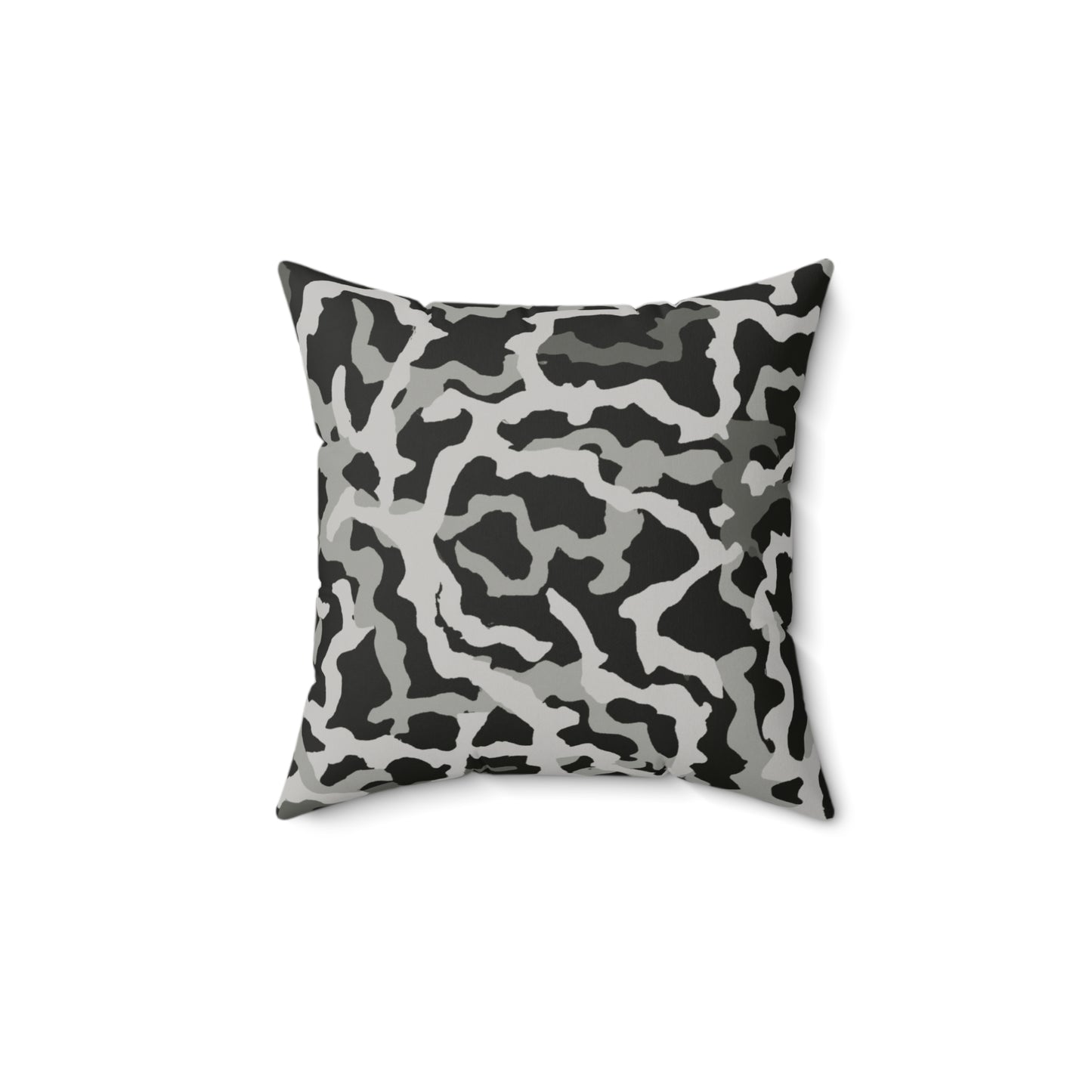 Decorative Pillow - Accent Cushion, 4 Sizes / Coral Threads, Noir