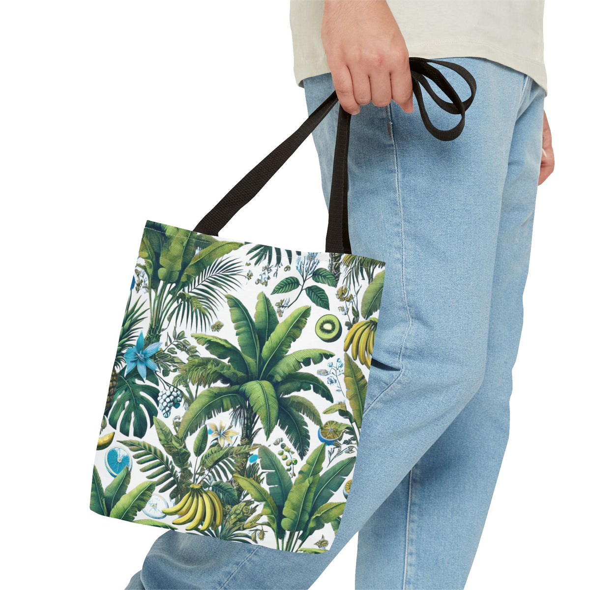 More Tropical Fruit/White Tote Bag - 3 Sizes