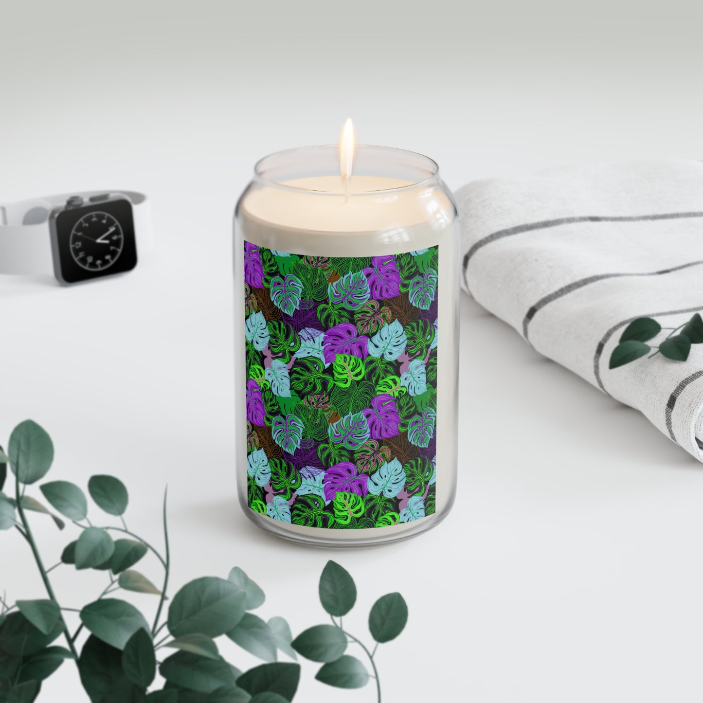 Scented Candle, 13.75oz - Monstera Party