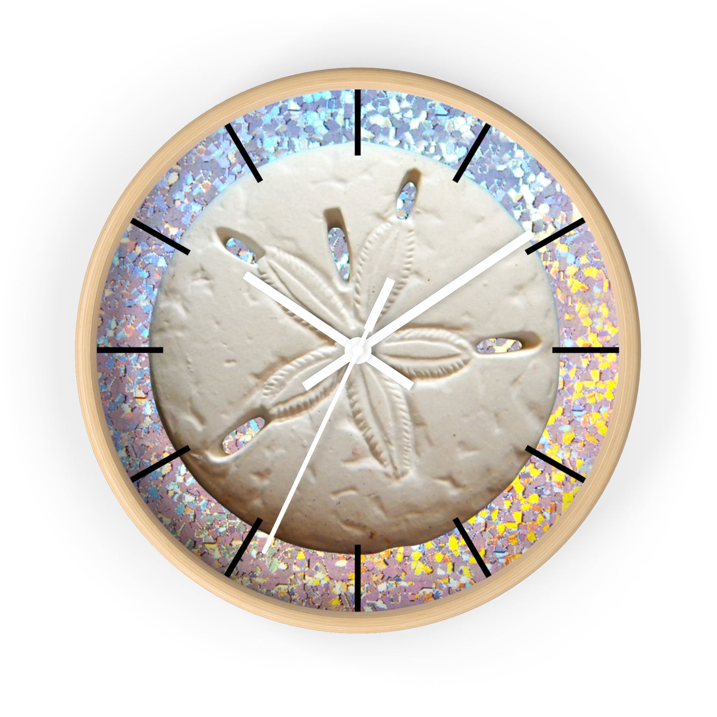 Wall Clock, Disco Sand Dollar, Hands/Base Variants