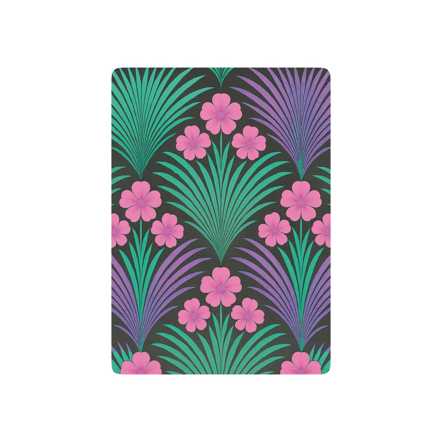Poker Playing Cards - Midnight Hibiscus Deco/Pink