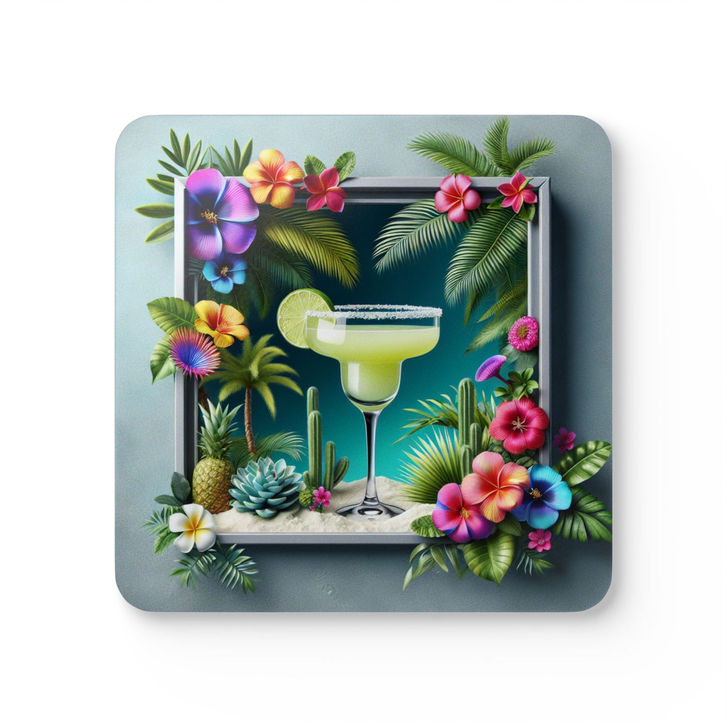 Coaster Set/4 Pieces- Tropical Margarita