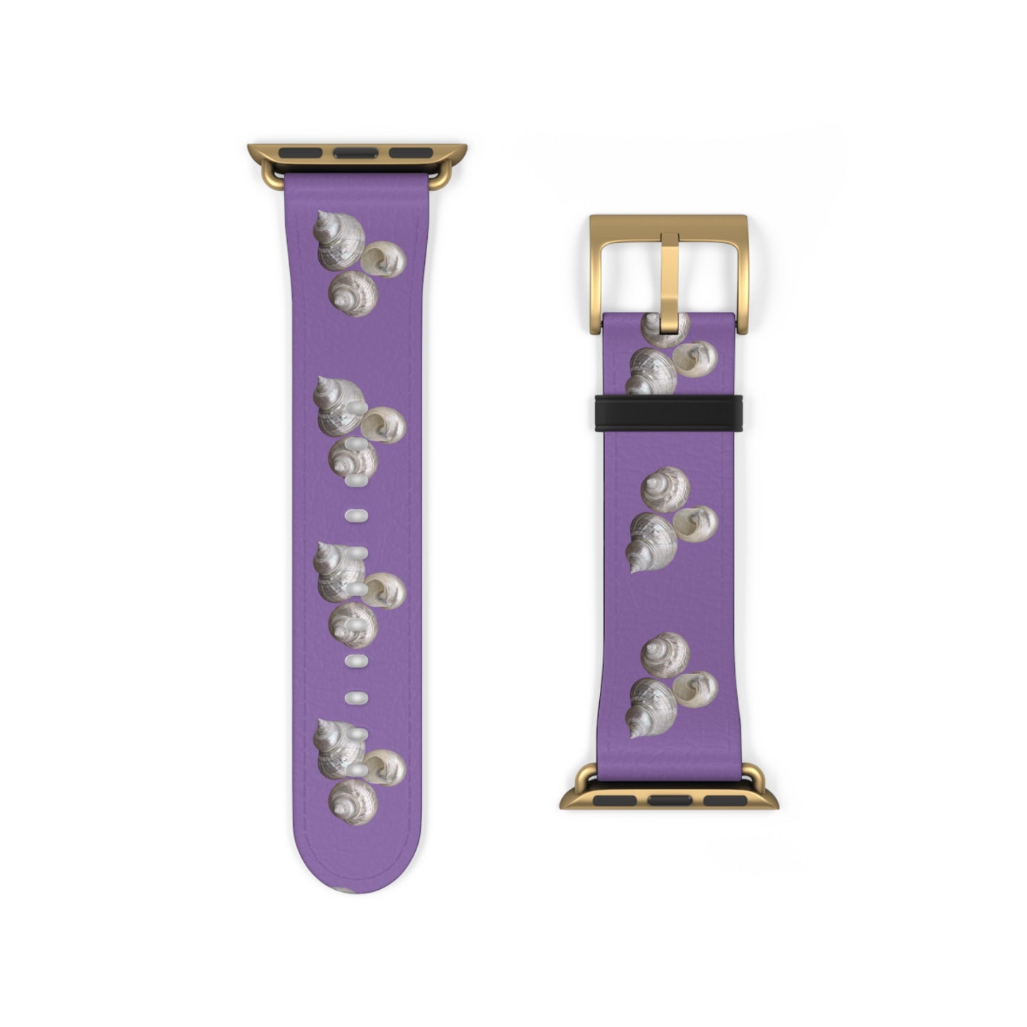 Apple Watch Band - Nautilus Shell Trio, lt. purple