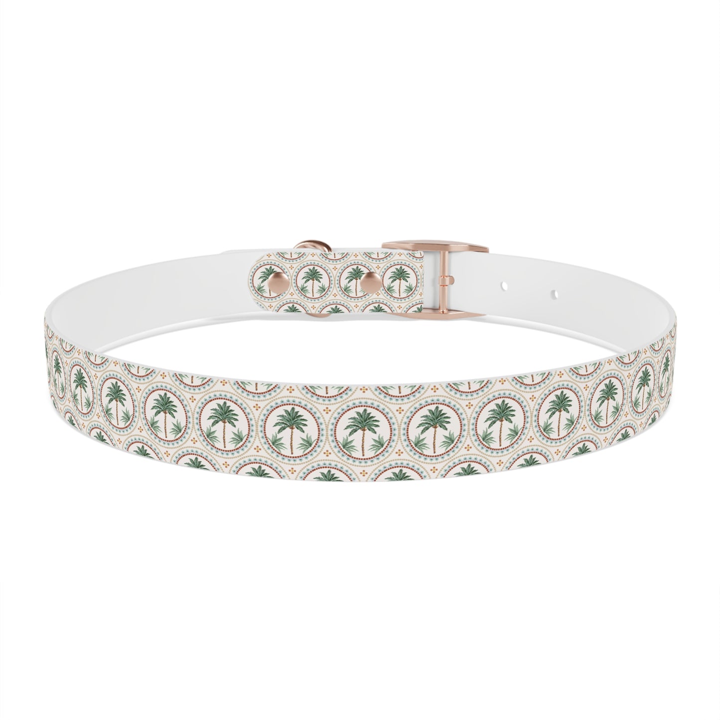 Dog Collar - Mosaic Palm Tree