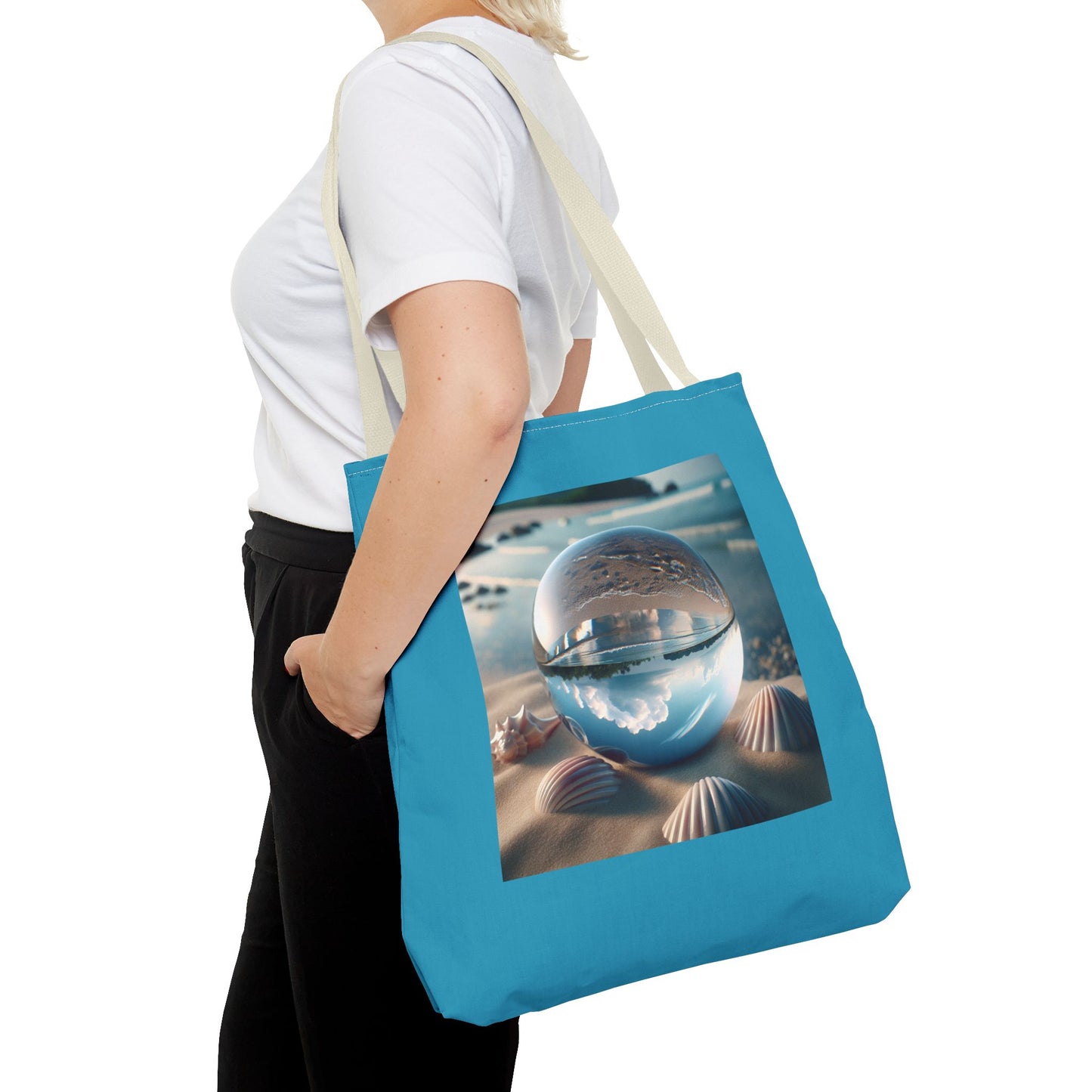 Crystal Ball With Shells Tote Bag - 3 Sizes