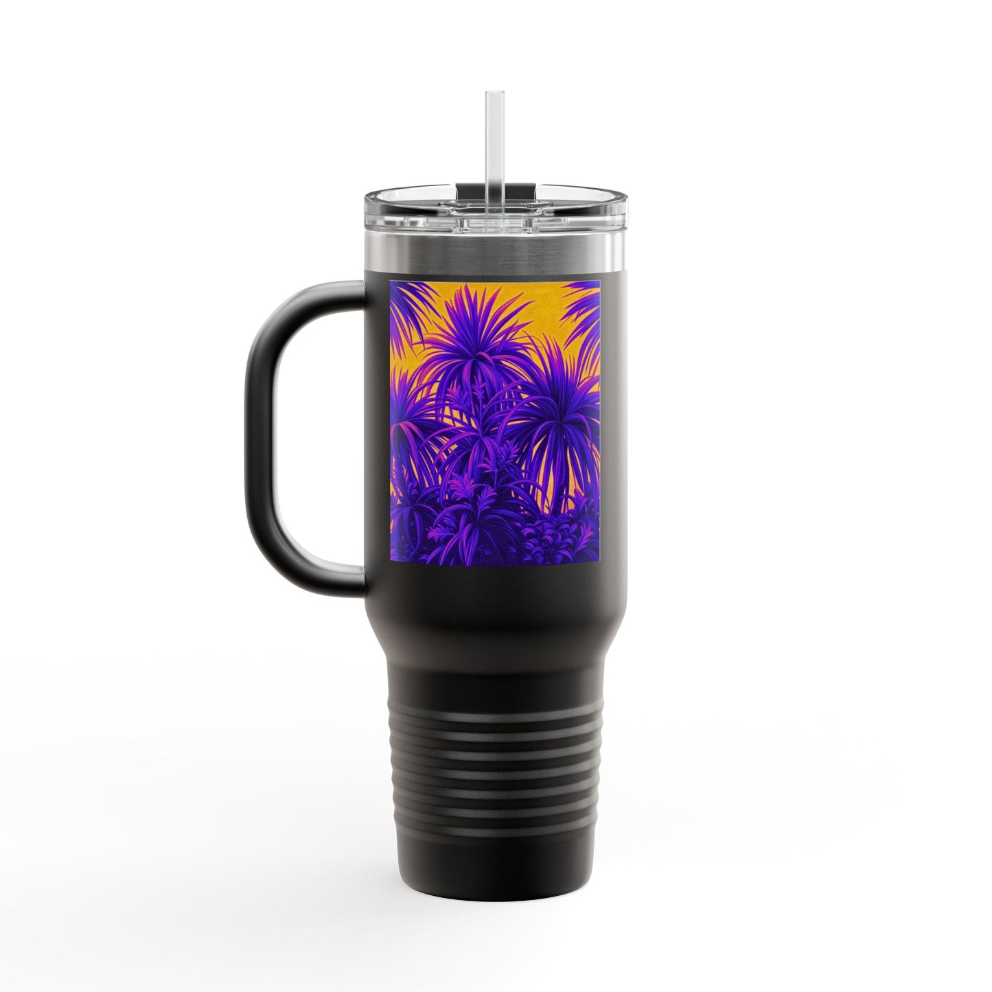Tiny Palm Island/Palm Insulated Travel Mug - 40oz - Perfect for Outdoor Adventures