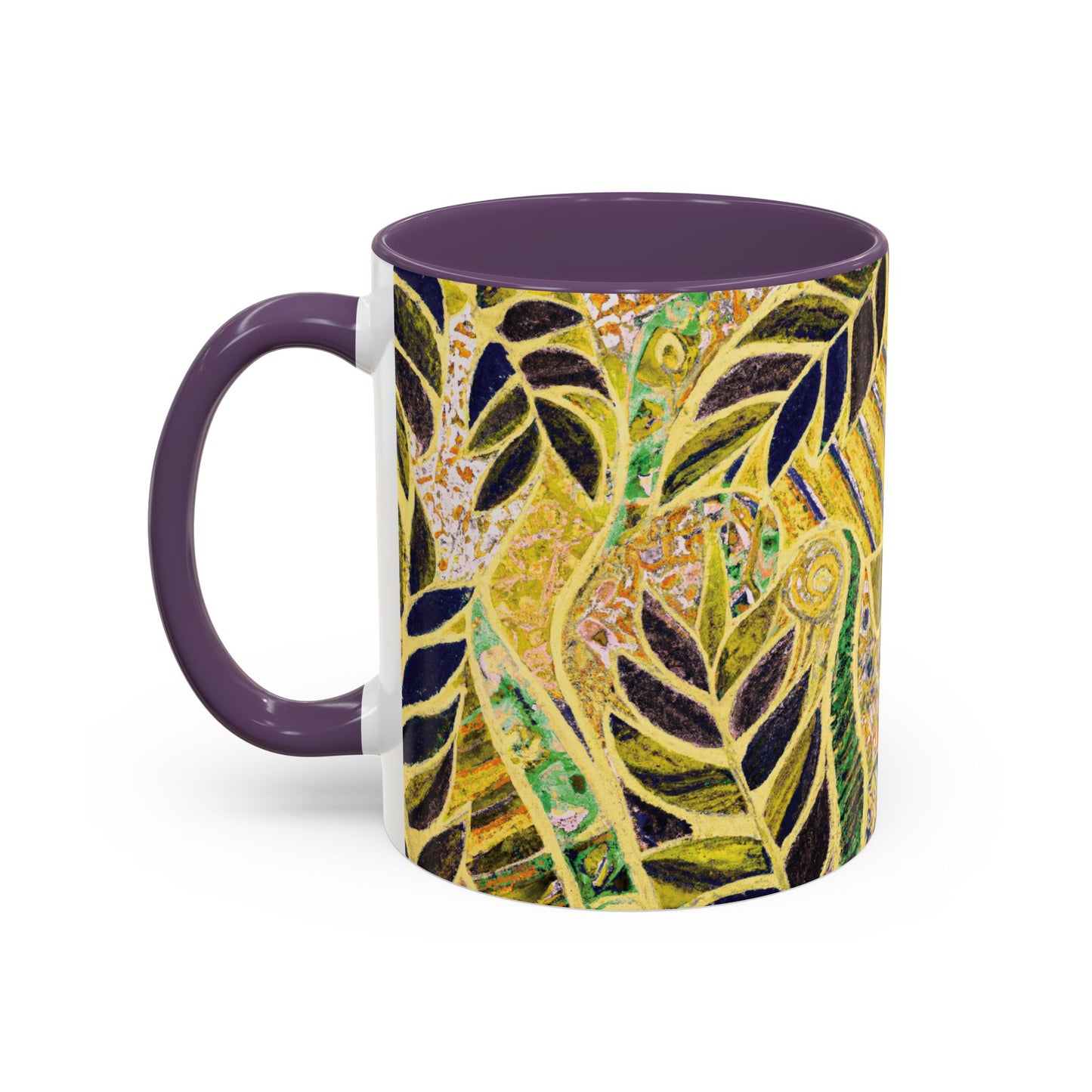 Accent Color Coffee Mug (11, 15oz), Amazon Whimsy/Yellow, Various Colors