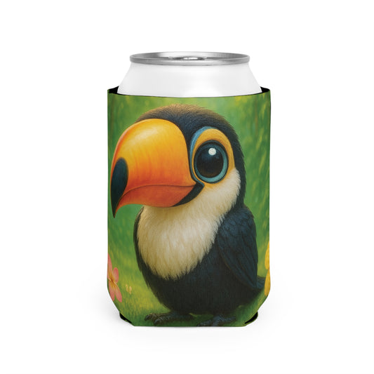 Baby Toucan Can Cooler Sleeve - Perfect for Outdoor Picnics