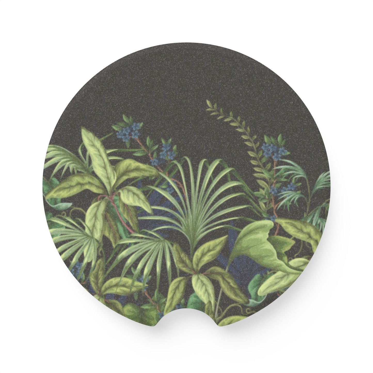 Soapstone Car Coaster - Midnight Jungle