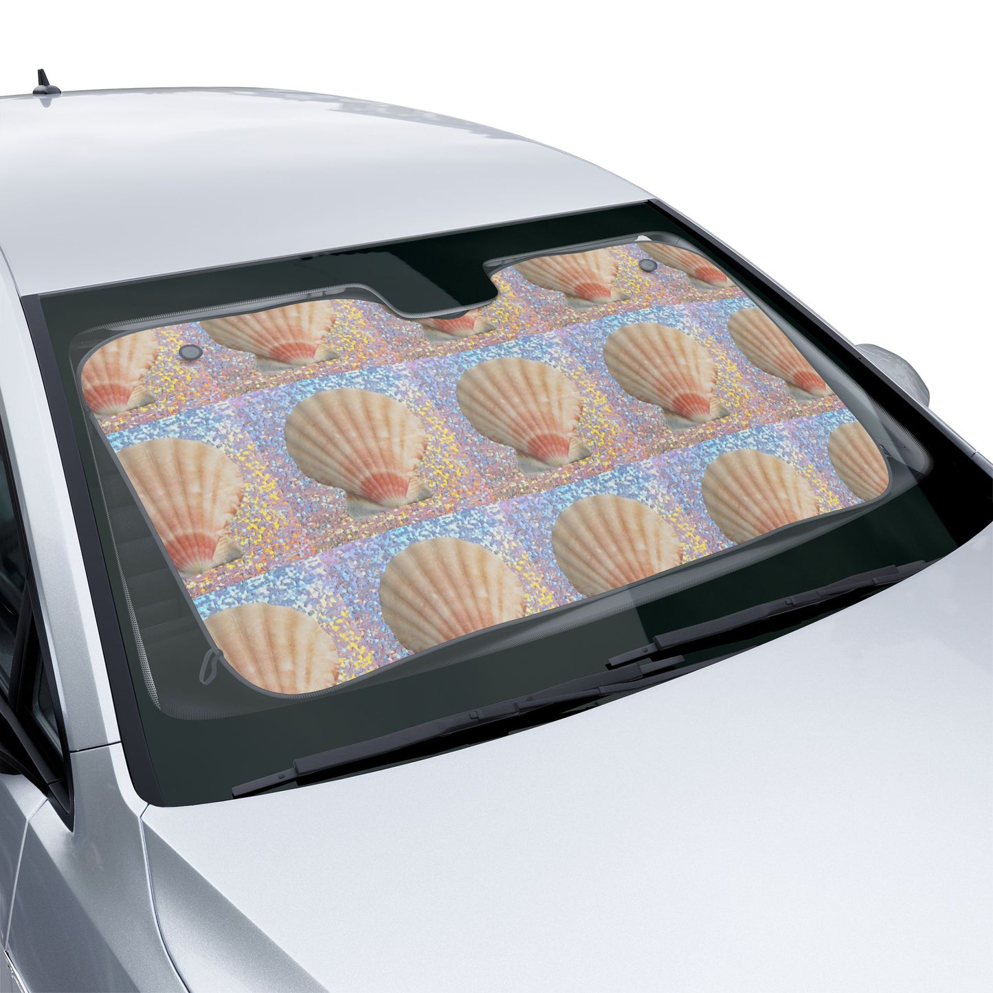 Tropical Car Sun Shades / Disco Scallop