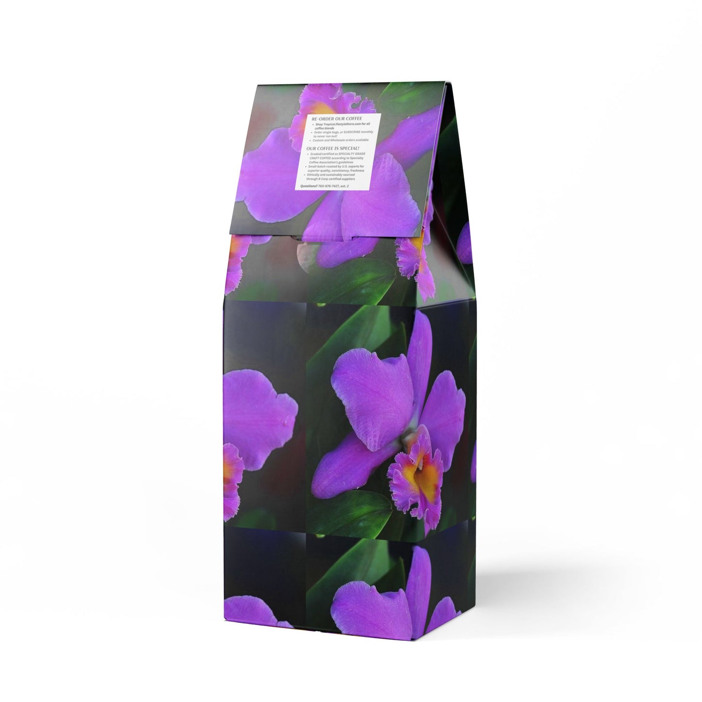 Beach Sunrise Blend™ (Light Roast) Specialty Grade Craft Coffee / Purple Orchid