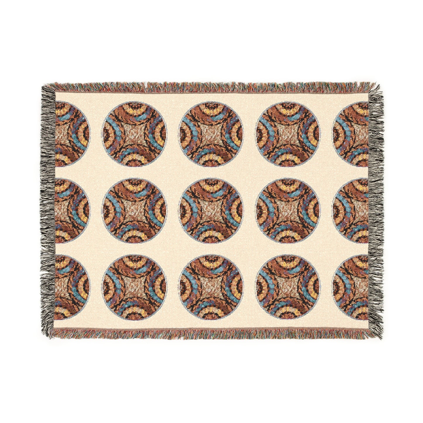 Real Butterfly Wings Woven Blanket, 3 Sizes - Tropical Home Decor