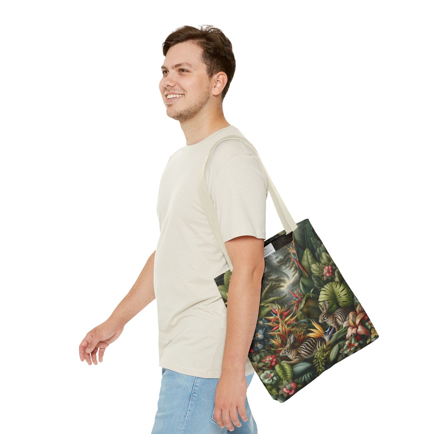 Rainforest Rabbit Outing Tote Bag - 3 Sizes