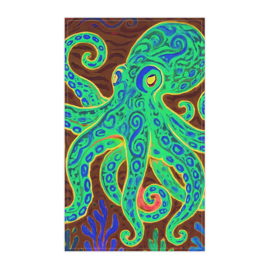 Tea Towels (cotton, poly), Gamma Kraken Joe