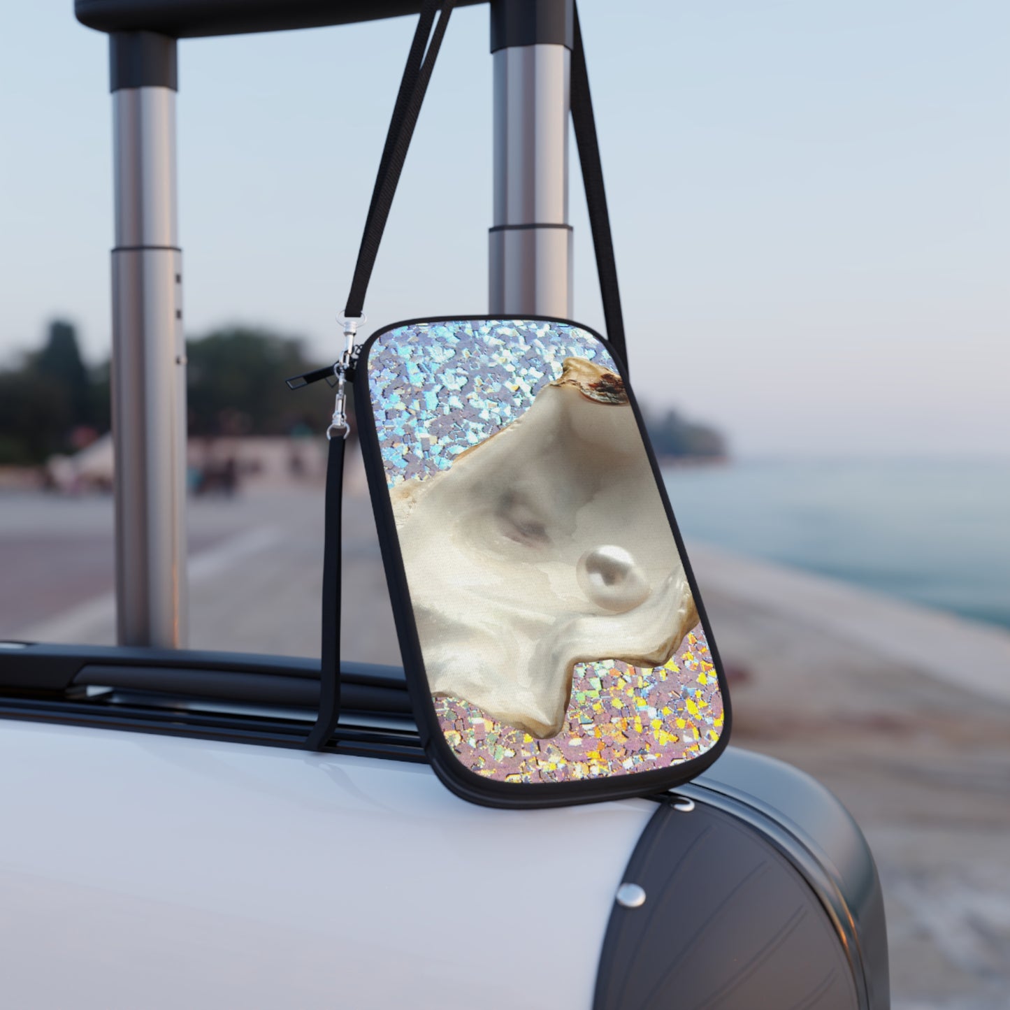 Passport Wallet – Perfect for Travelers & Adventurers / Disco FW White Pearl Oyster