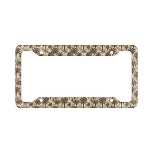 License Plate Frame - Lisa's Fluffy Palms