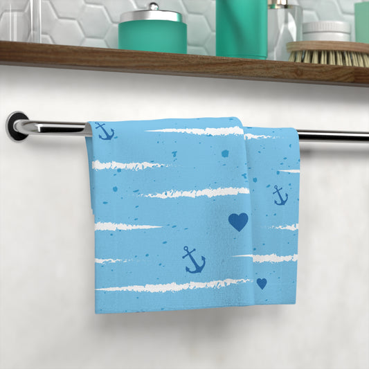 Face Towel - Nautical Design / Sailing