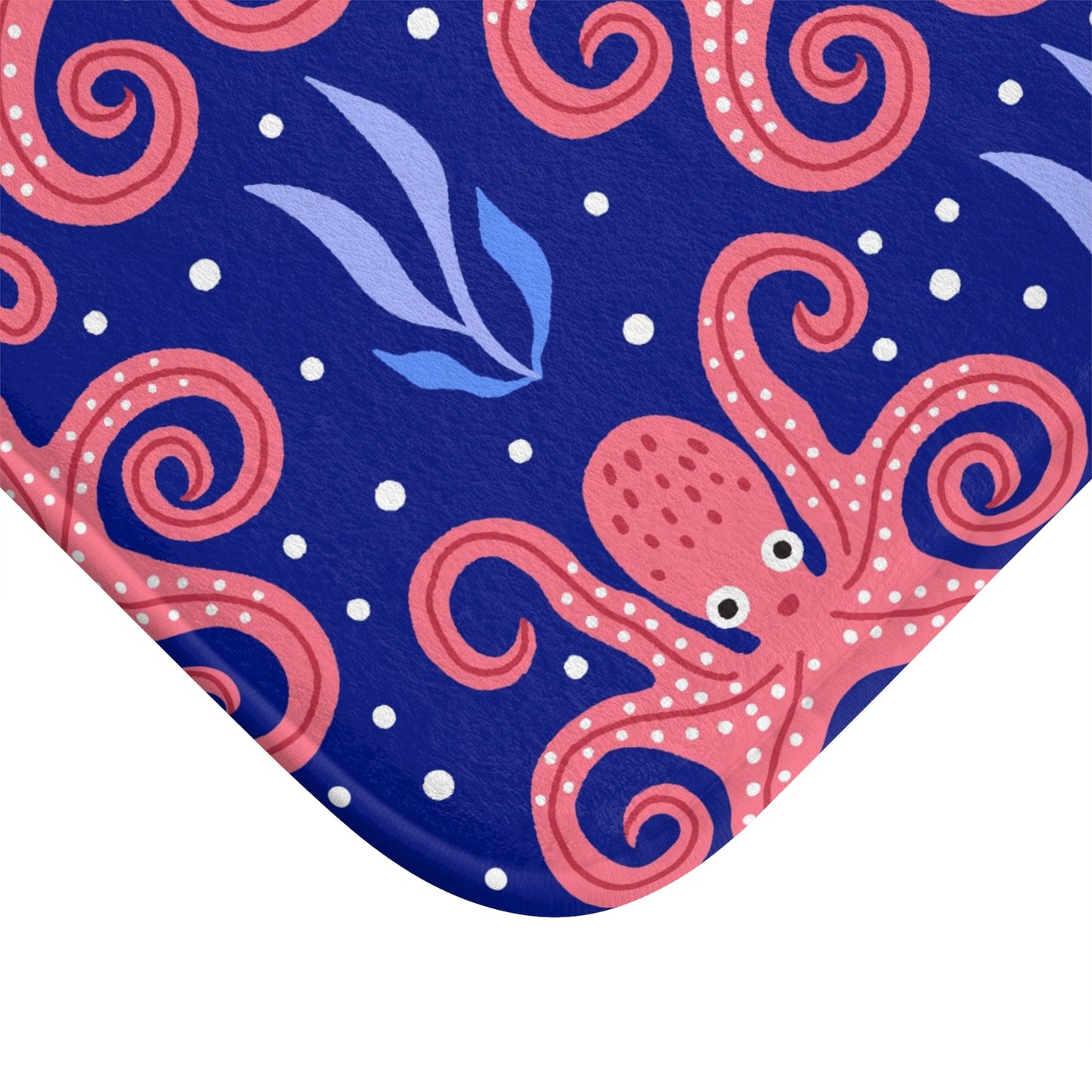 Tropical Bath Mat | Fun and Colorful Bathroom Decor / Tentacle Twist Octopus