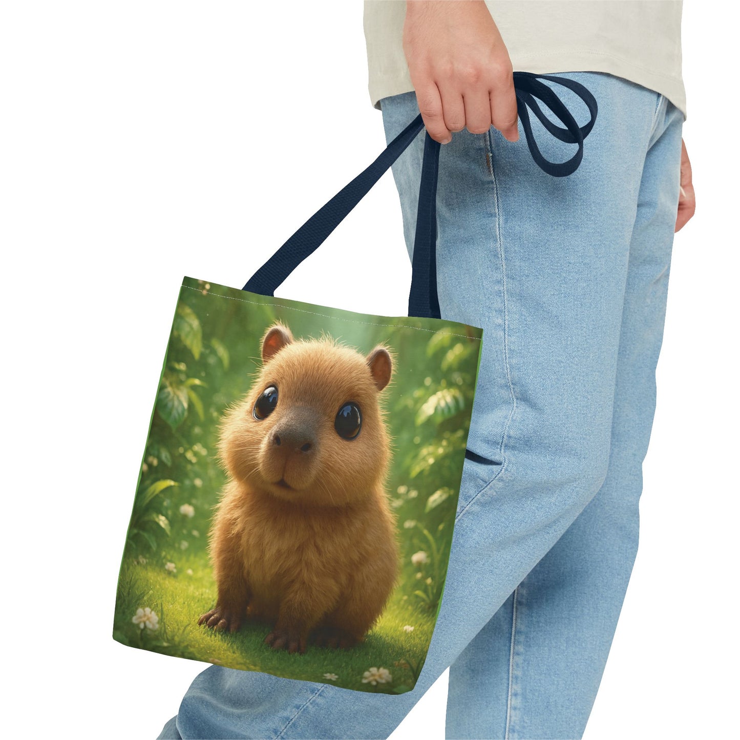 Baby Capybara Tote Bag - 3 Sizes