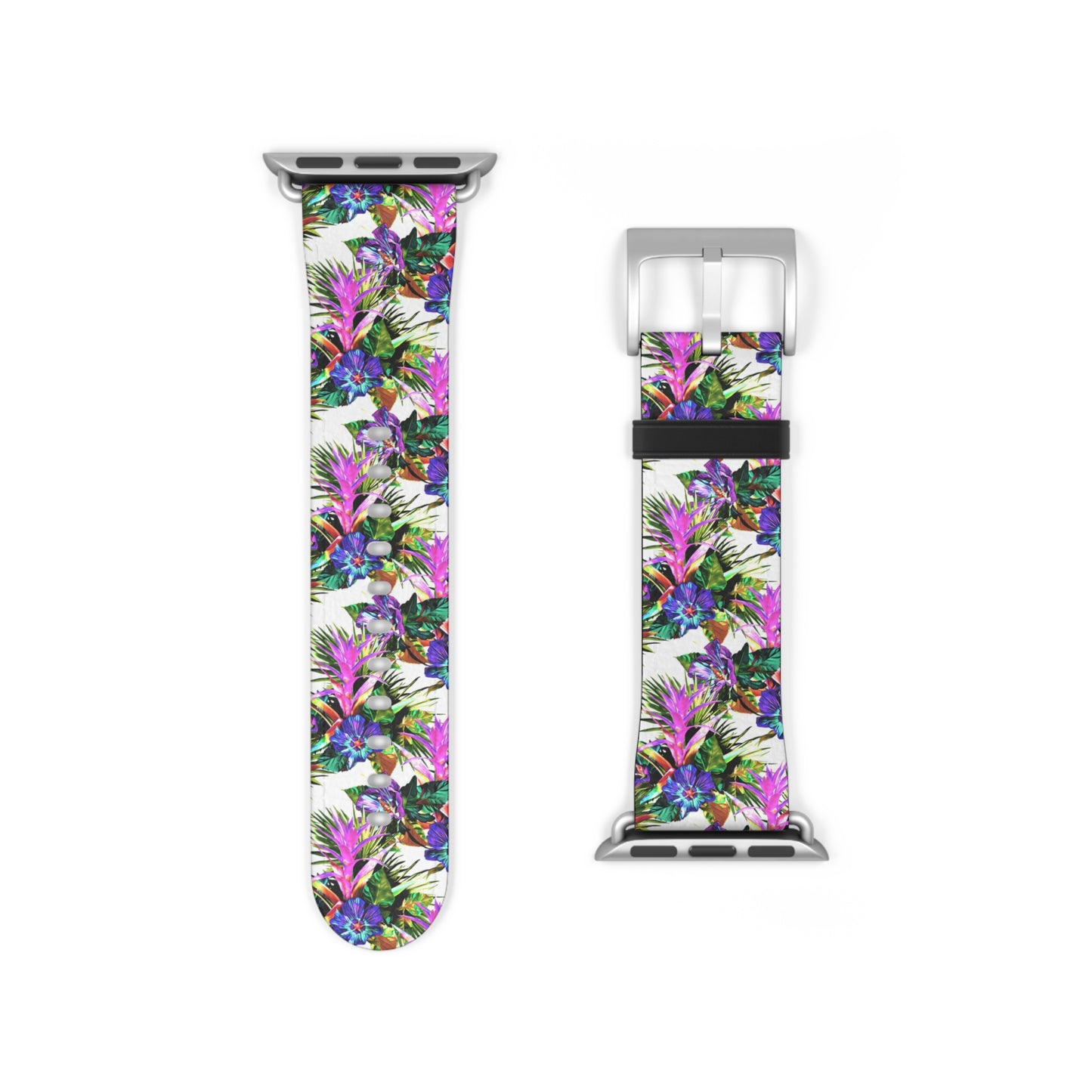 Apple Watch Band - Plant Palooza, white