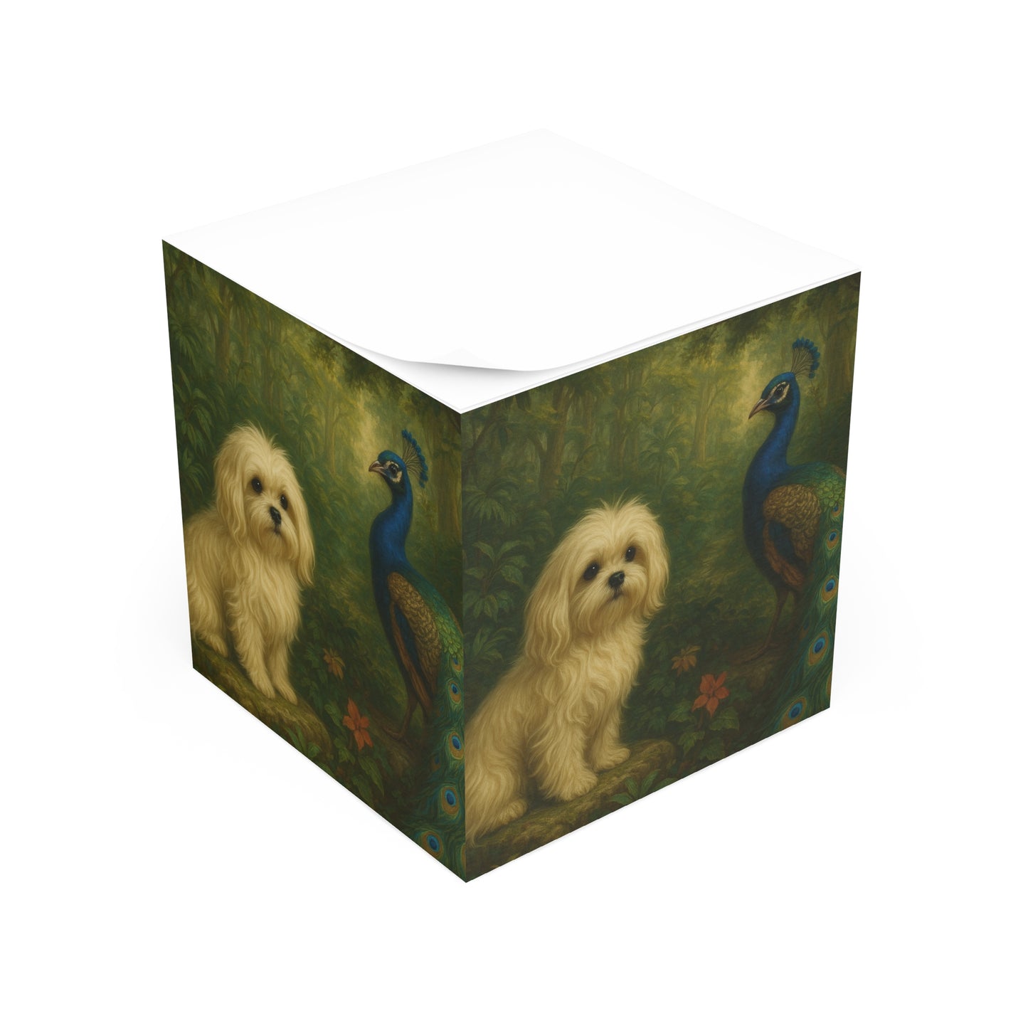Note Cube - Ariel and Peacock
