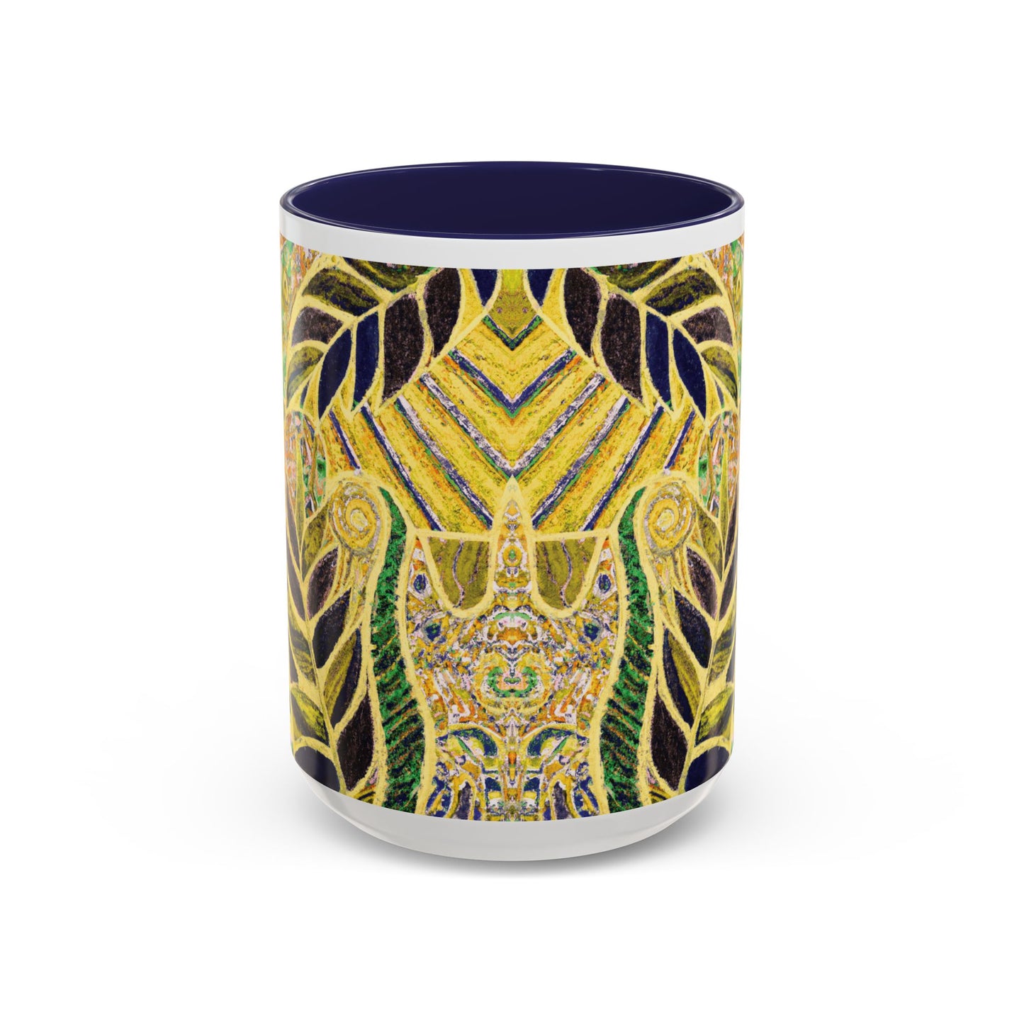 Accent Color Coffee Mug (11, 15oz), Amazon Whimsy/Yellow, Various Colors