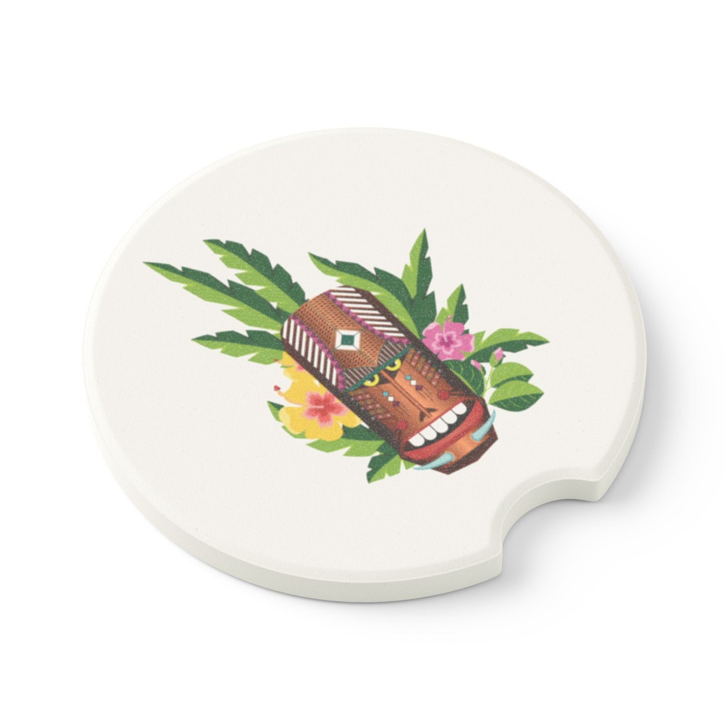 Soapstone Car Coaster - Tiki Boss Loika