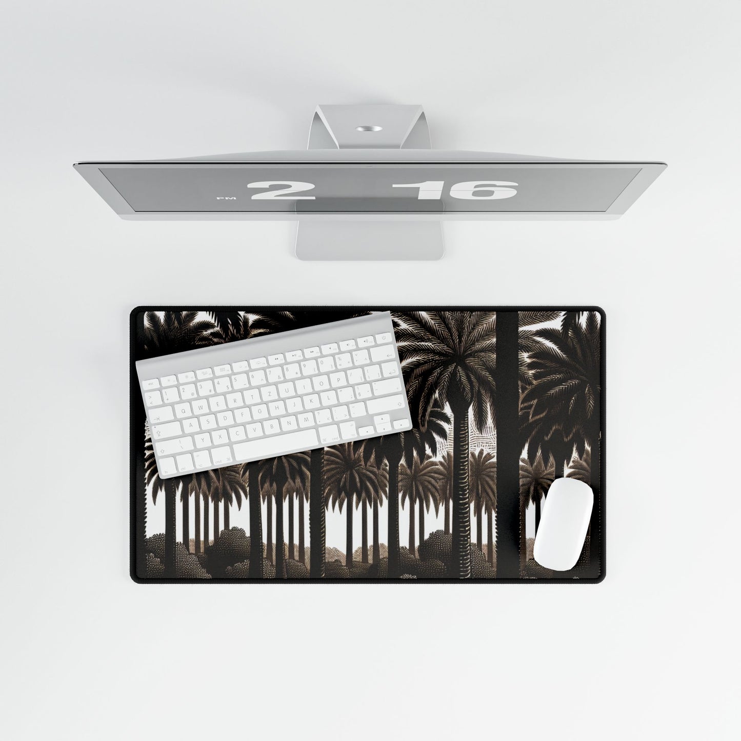 Desk Mats, Woodcut Palm Grove 3 sizes