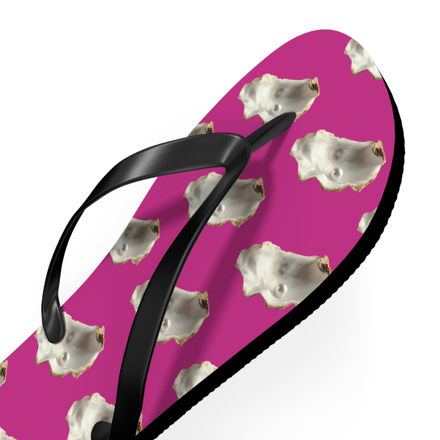 Flip Flops - White Pearl Oyster, pink