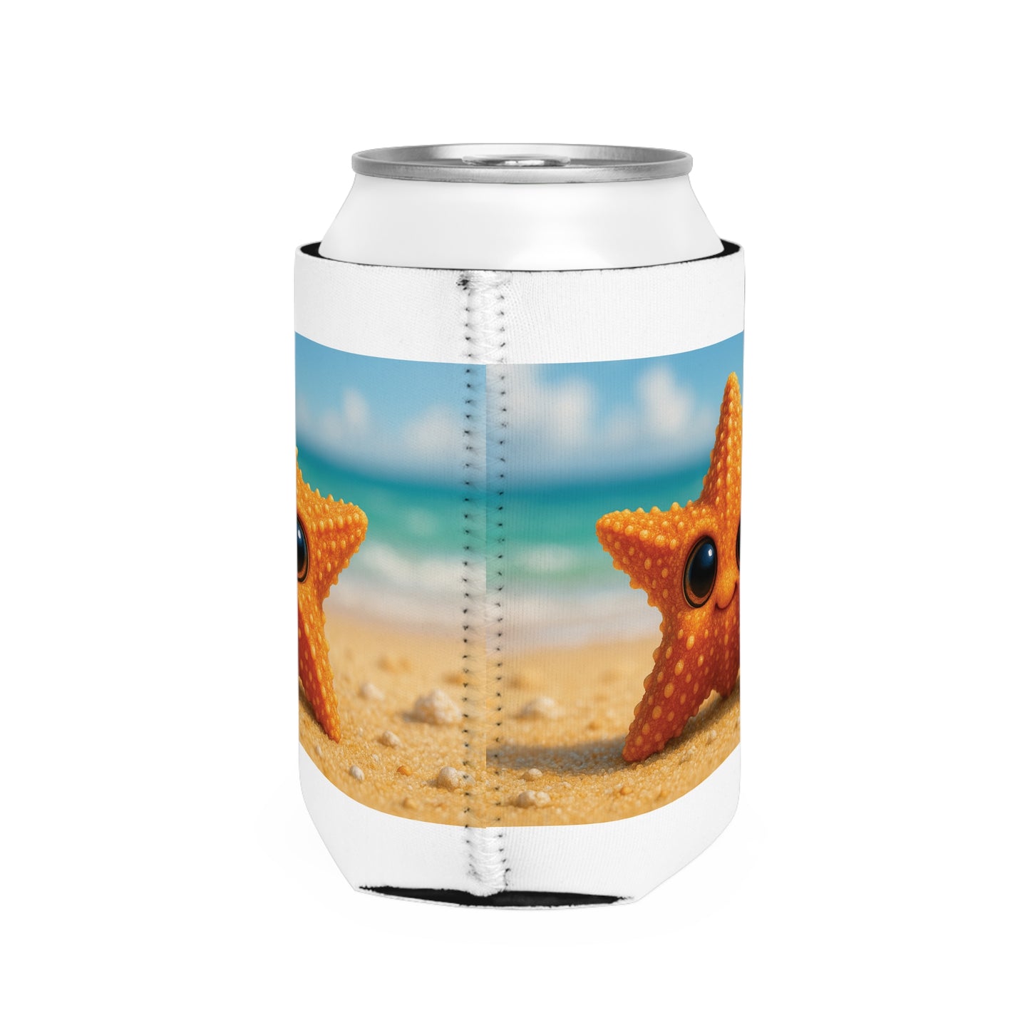 Baby Starfish Can Cooler Sleeve - Perfect for Outdoor Picnics