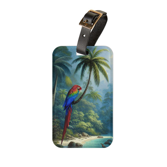 Luggage Tag - Sleeping Beauty Parrot