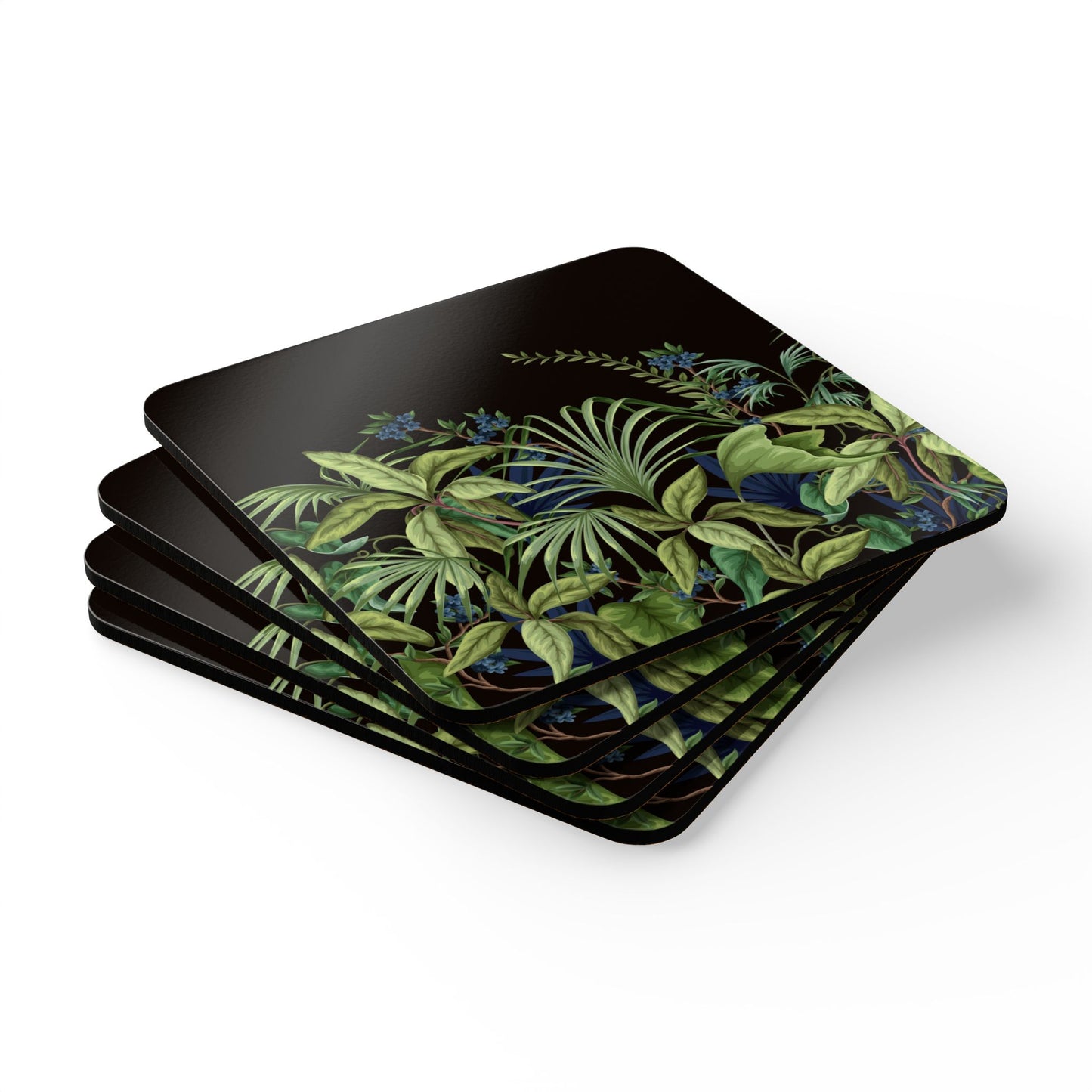 Coaster Set - Midnight Jungle