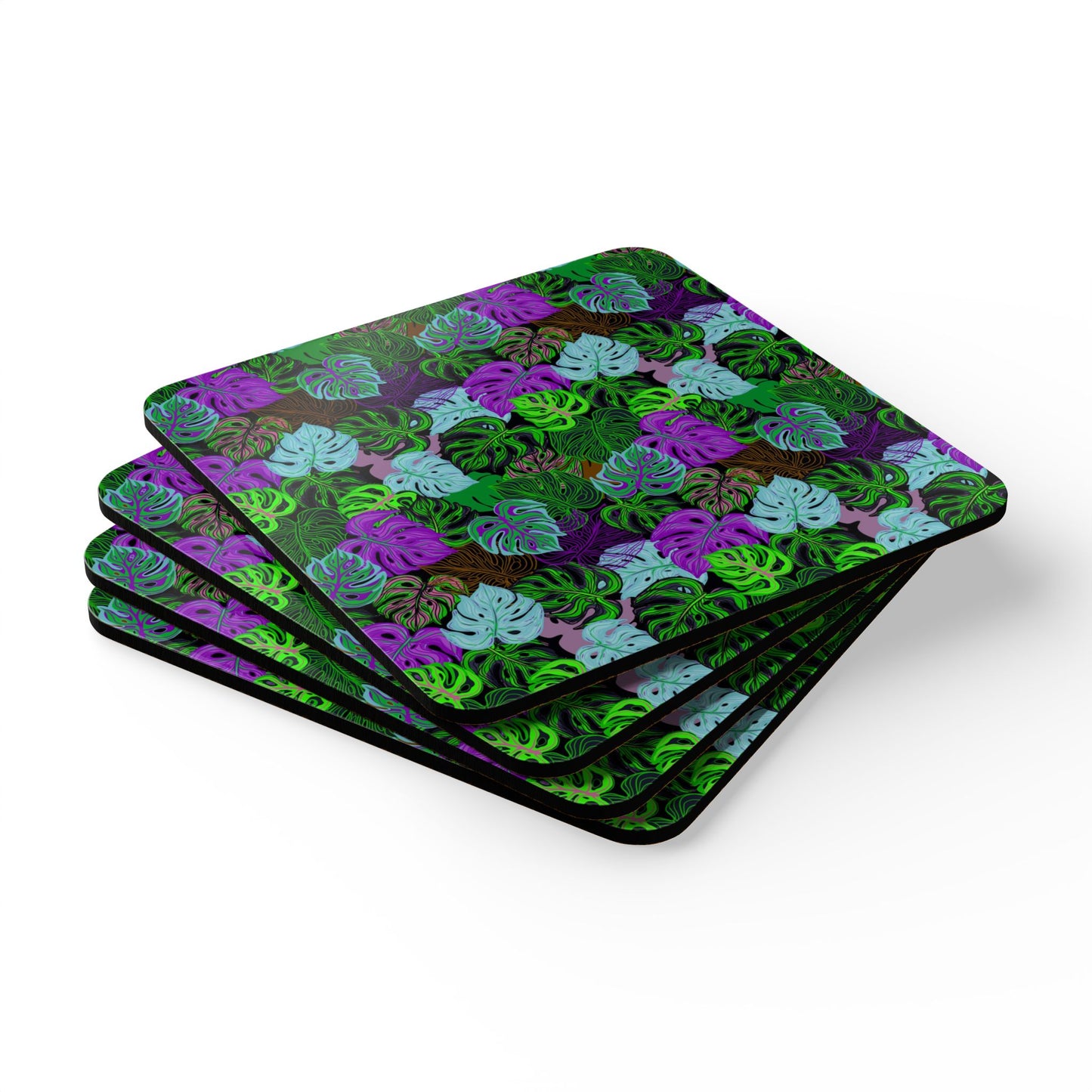 Coaster Set - Monstera Party