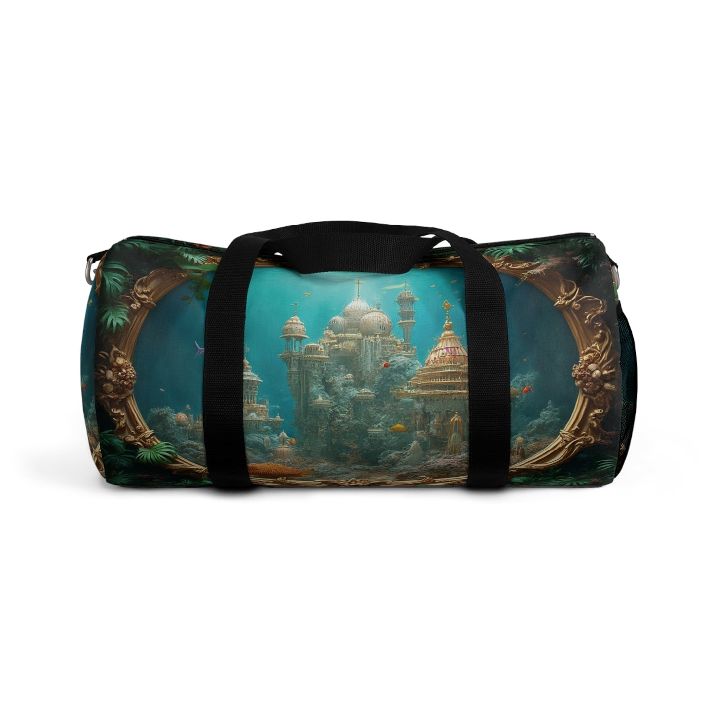 Tropical Duffel Bag - Perfect for Travel and Gym / Mermaid Palace, Aegean Sea