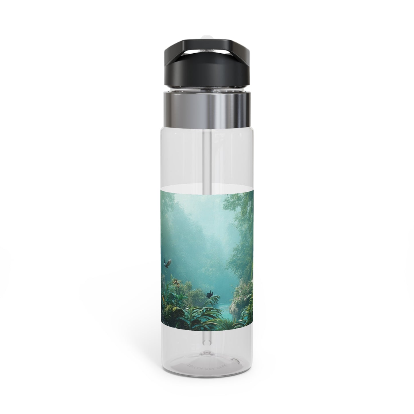 Tropical 20oz Tritan Sport Water Bottle -  Leakproof, Lightweight, BPA-Free / Another Day in Paradise