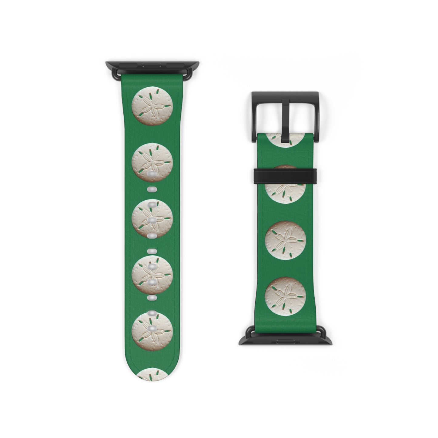 Apple Watch Band - Sand Dollar Parade, dark green