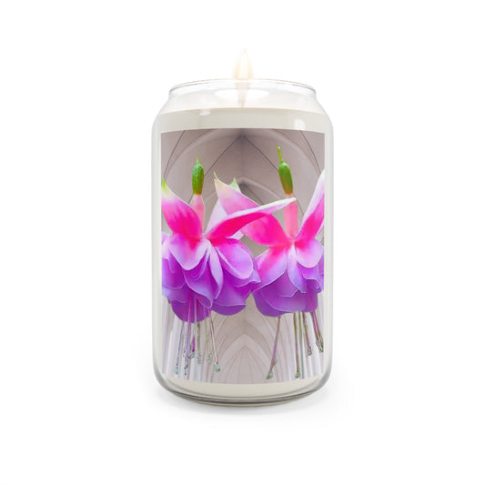 Scented Candle, 13.75oz - Two Pink Fuchsias / Gothic