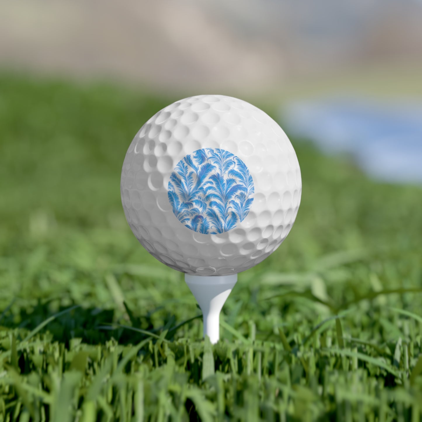 Coastal-Themed Golf Balls, 6pcs - Perfect Gift for Golf Enthusiasts / Rocco Blues