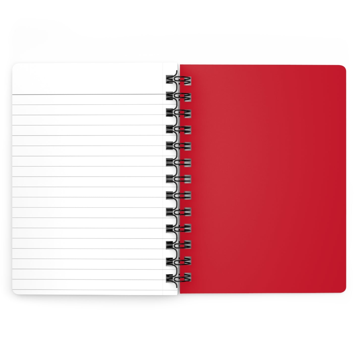 Spiral Bound Journal - Tropical Toile, red/green