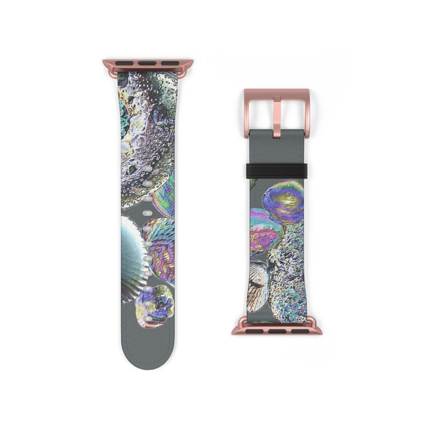 Apple Watch Band - Heatwave Seashell Collection, dark grey