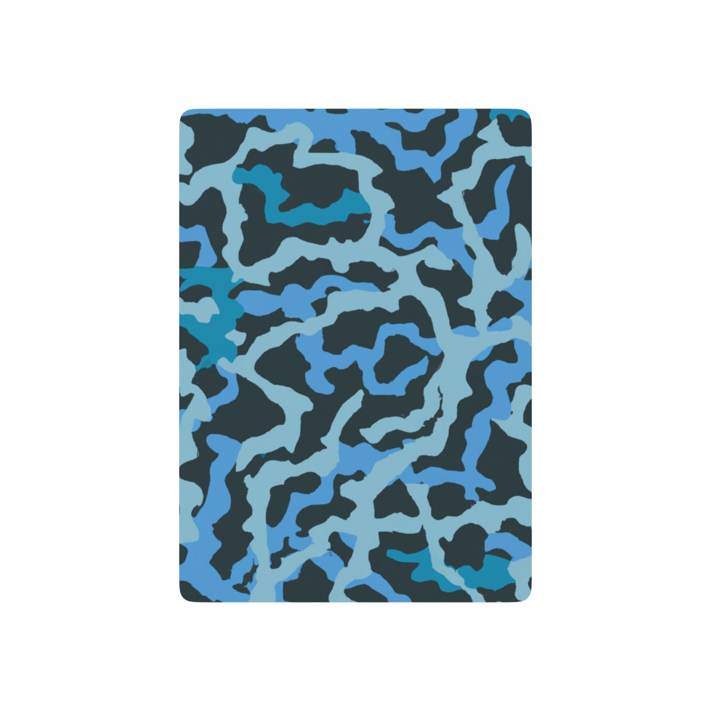 Poker Playing Cards - Coral Threads/Blue