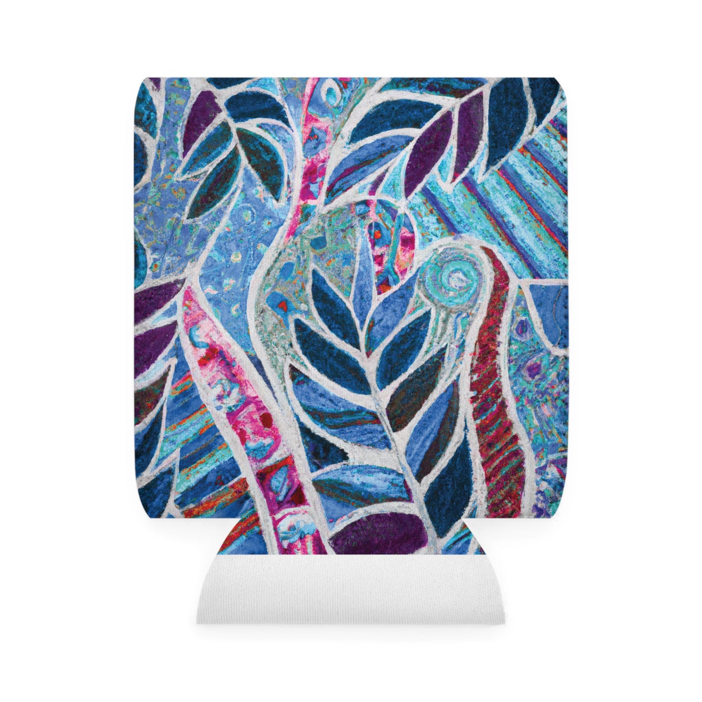 Amazon Whimsy/Blue Can Cooler Sleeve - Perfect for Outdoor Picnics