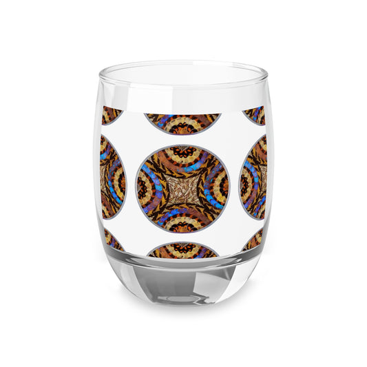 Whiskey Glass, Real Butterfly Wing Plate #3